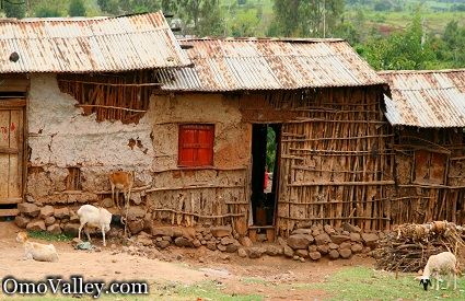 A Konso tribe hut